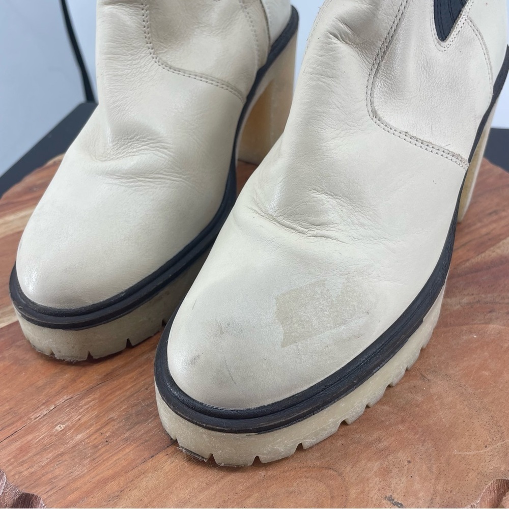Free People James Chelsea Boot-Bone with Gum sole 38.5 - Picture 5 of 11
